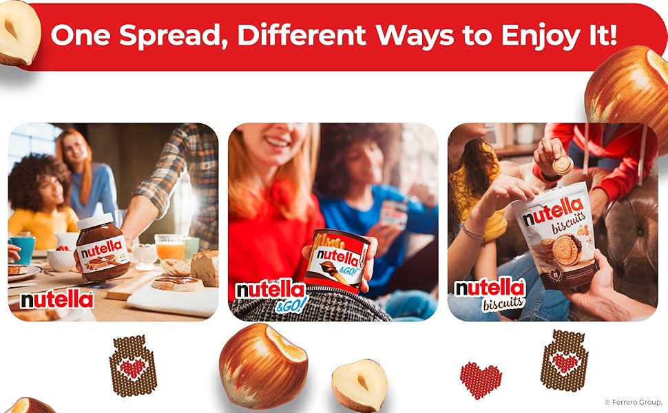 Nutella  variety parck with gift box perfect for holyday.