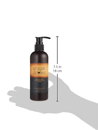 Argan Deluxe Curl Defining Cream – 100% Pure Moroccan Argan Oil, Restores Shine & Softness, 8 oz
