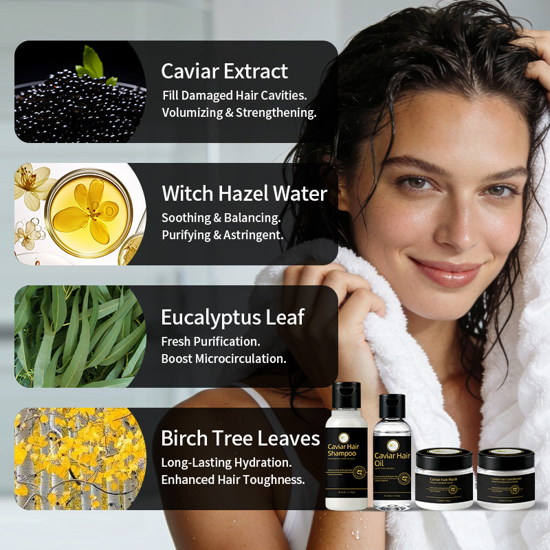 Mother'S Day Valentine'S Day Gift for Women Luxurious caviar travel set.