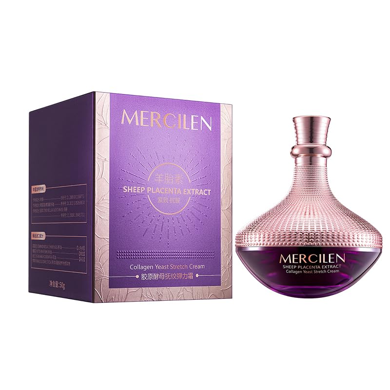 Mercilen Sheep Placenta Extract Collagen Cream – Anti‑Aging Moisturizer for Deep Hydration & Youthful Skin (All Skin Types)