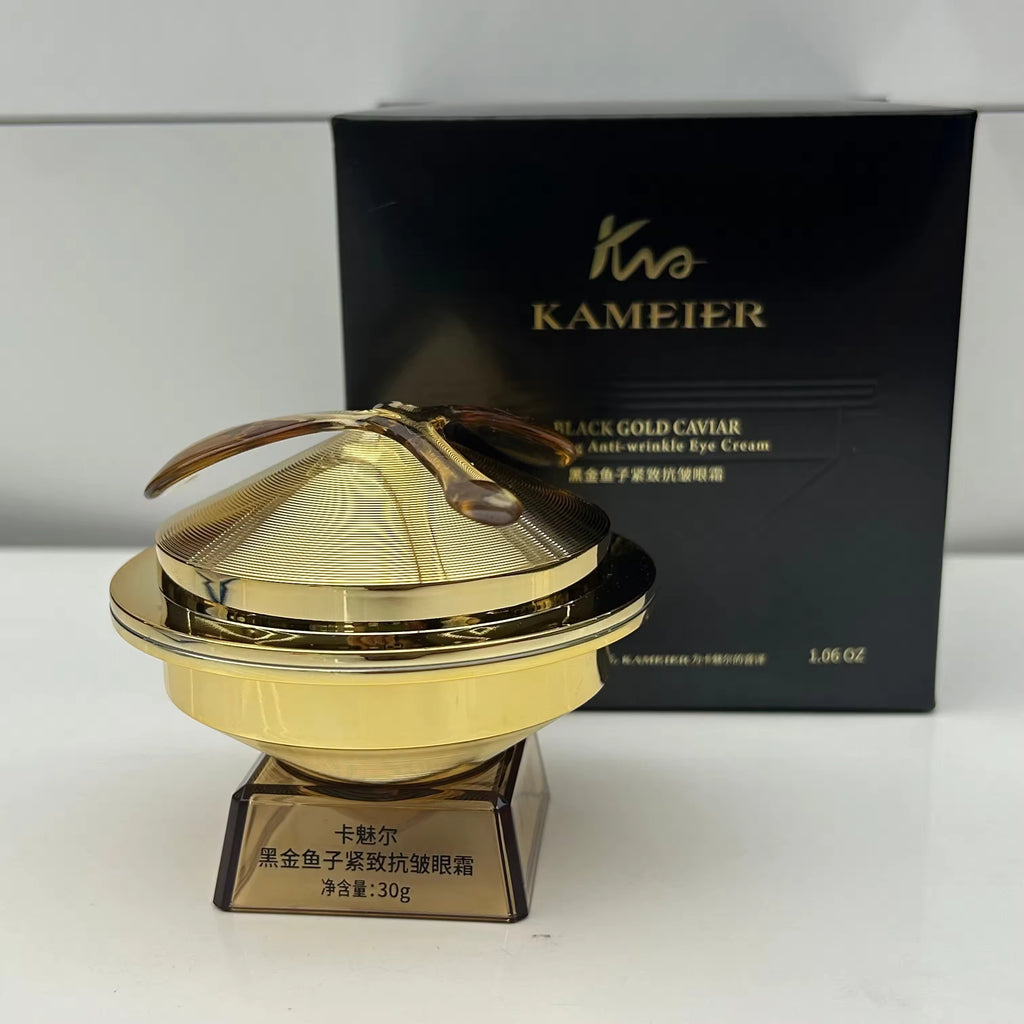 Kiss Kameier Black Gold Caviar Firming Anti-Wrinkle Eye Cream, 1.06 oz.