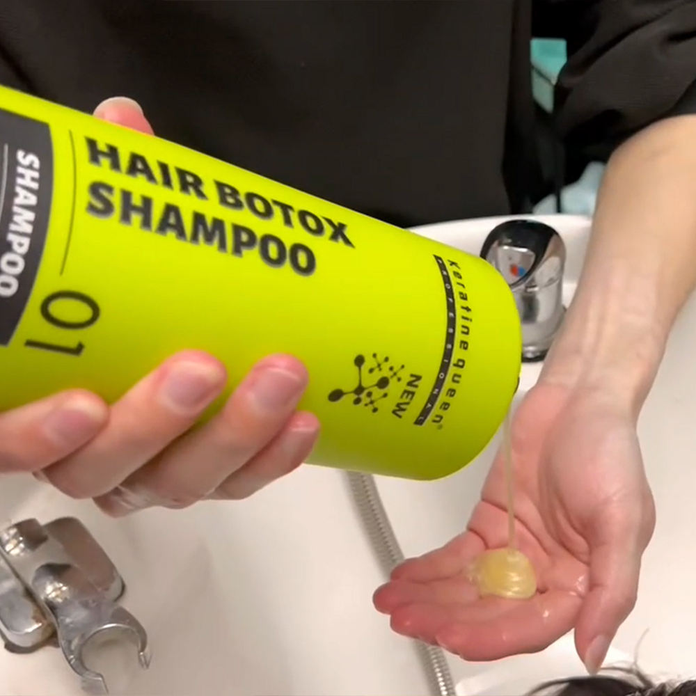 Daily Moisture Keratin Shampoo with Amino Acid – Organic Nourishing Repair for Dry, Damaged & Curly Frizzy Hair