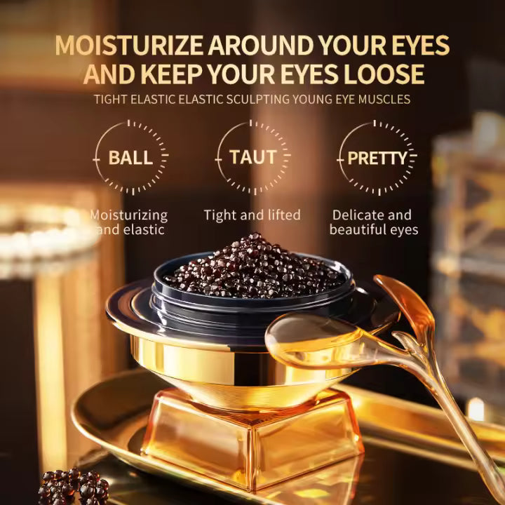 Kiss Kameier Black Gold Caviar Firming Anti-Wrinkle Eye Cream, 1.06 oz.