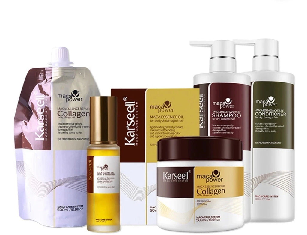 Karseell Hair Repair Set Shampoo Conditioner Mask MACA Argan Oil Original (5