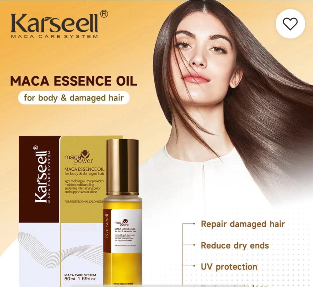 Karseell Hair Repair Set Shampoo Conditioner Mask MACA Argan Oil Original (5