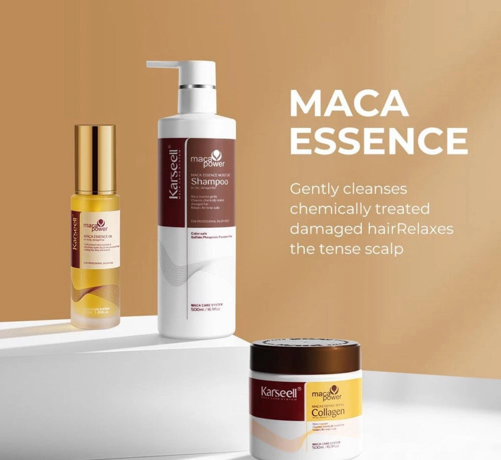 Karseell Hair Repair Set Shampoo Conditioner Mask MACA Argan Oil Original (5