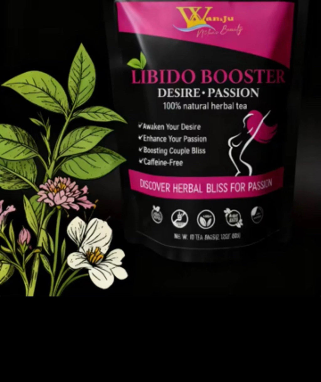 Women’s Libido Booster Tea – 100% Natural Herbal Blend for Desire, Passion & Vitality | Organic, Caffeine‑Free Wellness Tea