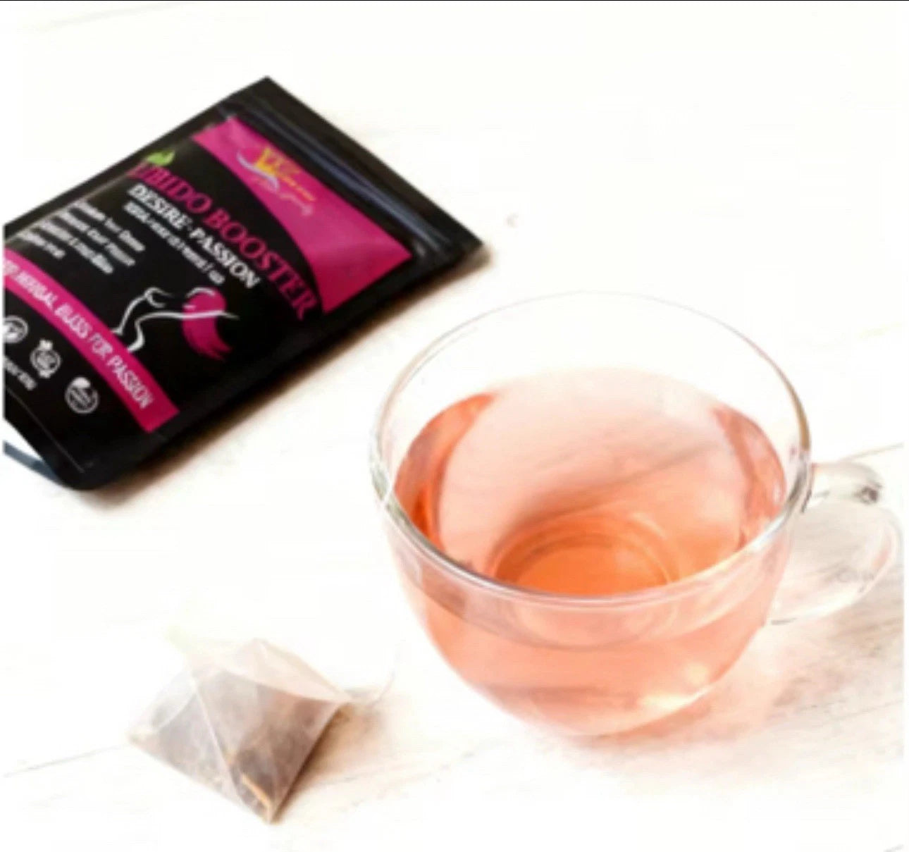 Women’s Libido Booster Tea – 100% Natural Herbal Blend for Desire, Passion & Vitality | Organic, Caffeine‑Free Wellness Tea