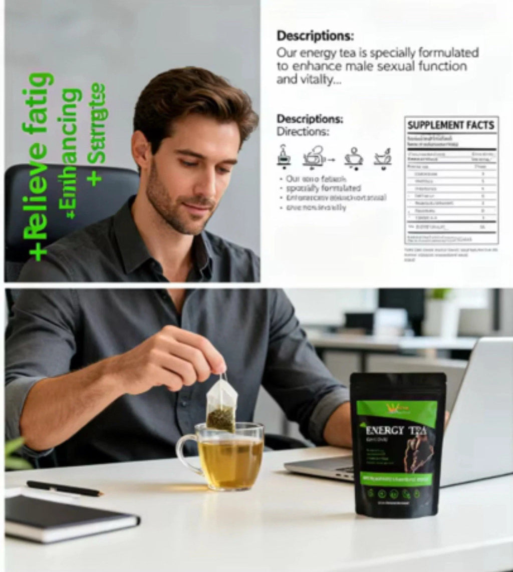 Energy tea for man Relieve fatigue Enhancing Vitality + strengthen the body.