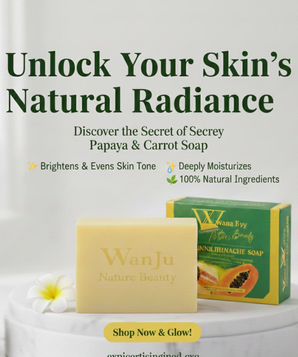 Premium Handmade Cold‑Pressed Papaya & Carrot Soap – 100% Natural Skin Brightening & Moisturizing Bar, Suitable for All Skin Types (5.29oz)