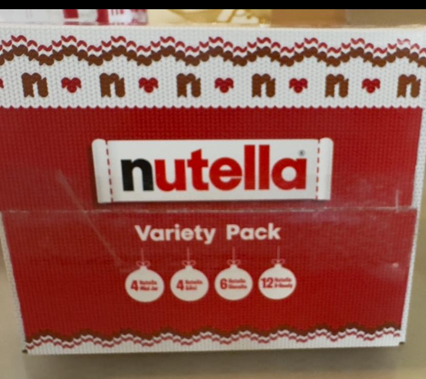 Nutella  variety parck with gift box perfect for holyday.